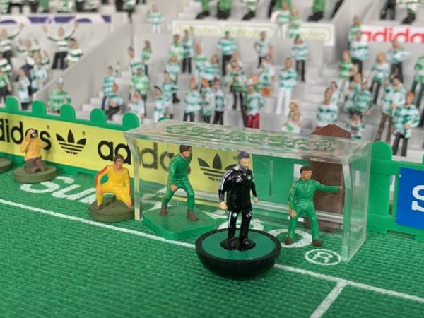 The Celtic Story brilliantly told using Subbuteo