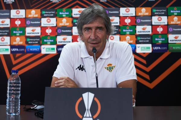 Real Betis boss Manuel Pellegrini picks out Celtic danger man tonight