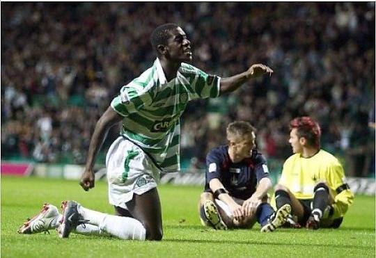 Bhoys Beat Bairns 8-1 at Celtic Park, on this day in 2004