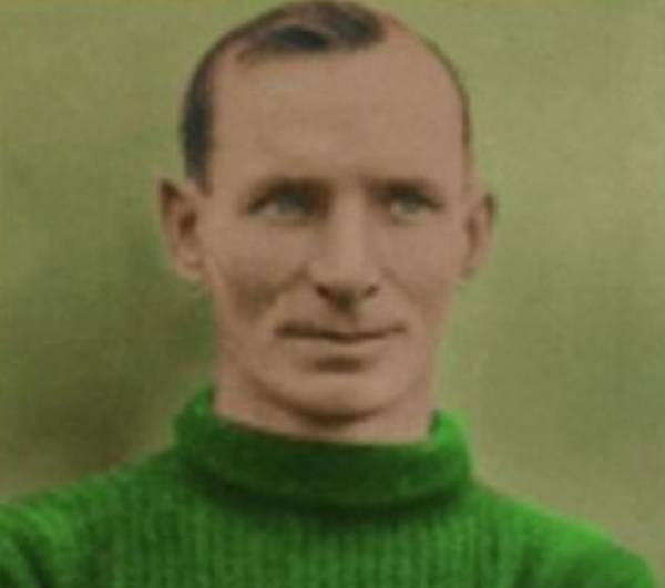 Celtic legend Charlie Shaw, born on 21 September 1885