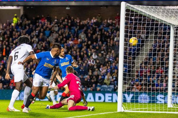 Rangers 2-0 Livingston: Kemar Roofe and Alfredo Morelos goals book semis spot