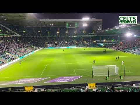 Celtic Park Light Show [Celtic vs Raith Rovers]