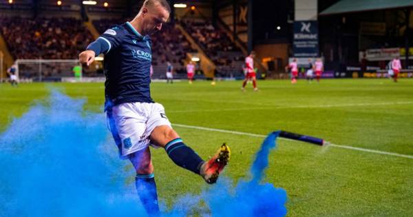 Leigh Griffiths facing police probe after Dundee striker kicked flare into St Johnstone fans