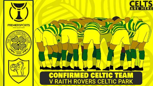 New Striker On The Bench – Confirmed Celtic XI For Raith