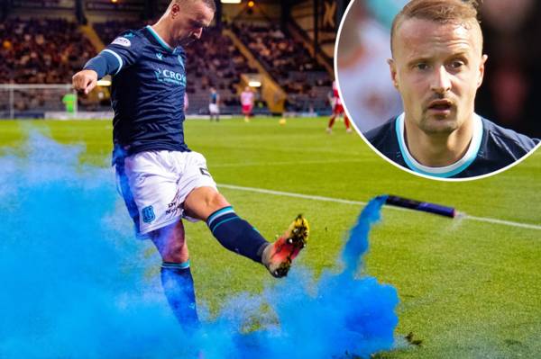 Police Scotland still carrying out enquiries after Dundee striker Leigh Griffiths kicked a flare at St Johnstone fans