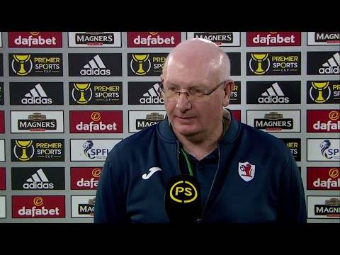 Raith Rovers’ John McGlynn gives pre-match interview for Premier Sports Cup Quarter Final v Celtic