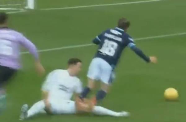 Video: Watch McLaughlin escape straight red card for last man foul