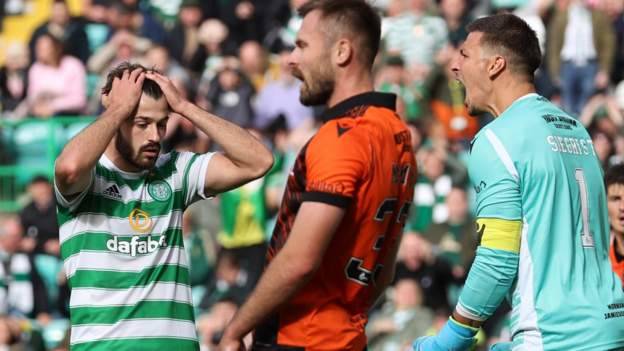 Celtic 1-1 Dundee United: Hosts’ poor league start continues