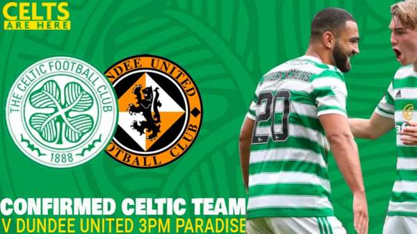 Juranovic & Ralston Start – Confirmed Team V Dundee United