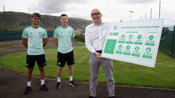 Celtic FC Foundation say thank-you 1.5million times to incredible support