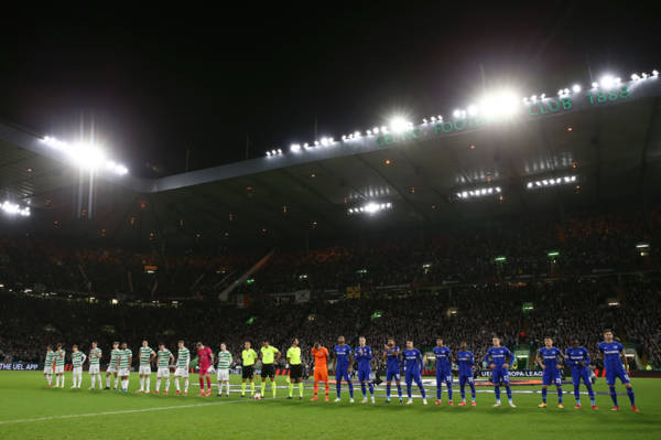 The Green Brigade unveil stunning Celtic display ahead of Leverkusen kick-off