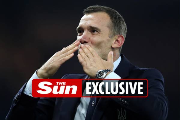 Ex-Chelsea striker Andriy Shevchenko puts Celtic on red alert as he targets managerial job to Britain