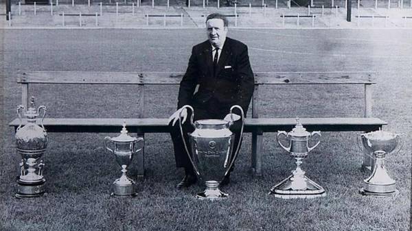 Jock Stein’s first wins as player and manager for each trophy