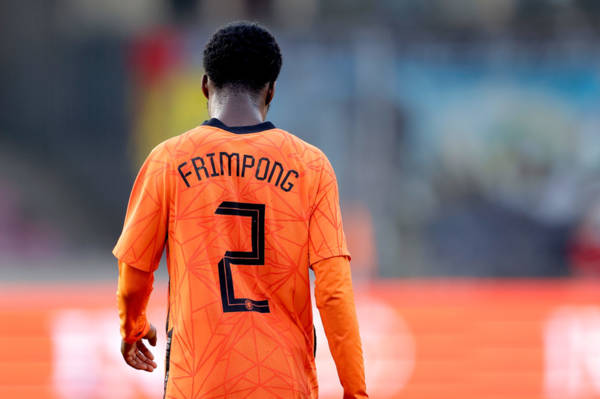 Former Celtic man Jeremie Frimpong asked about playing for England; gives brilliant answer