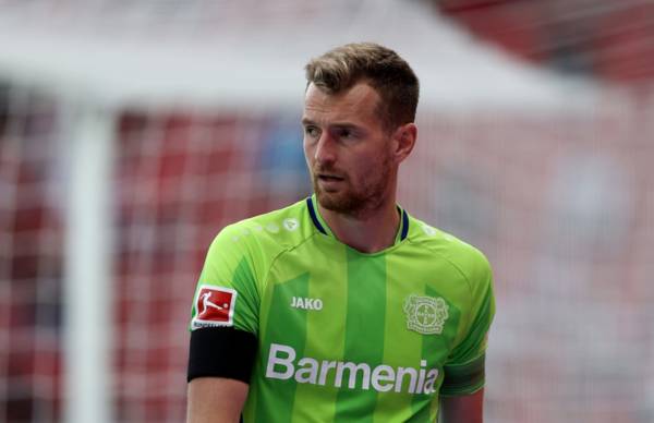 Bayer Leverkusen goalkeeper makes brilliant Celtic Park claim