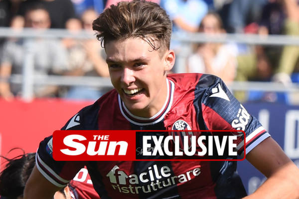 Aston Villa eye transfer swoop for ex-Celtic defender Aaron Hickey after teen’s stunning form in Serie A with Bologna