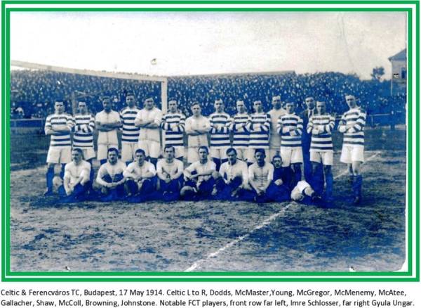 Celtic v Ferencvaros – Celtic’s Rich Hungarian Connections