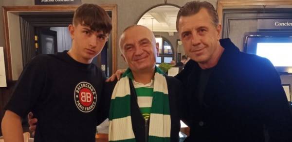 Celtic v Ferencvaros – Welcome Albanian President Ilir Meta to Paradise