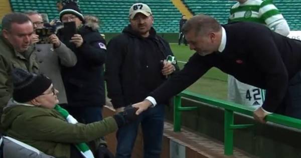 Celtic fan receives heartwarming Ange Postecoglou gesture as boss makes time for classy post match chat