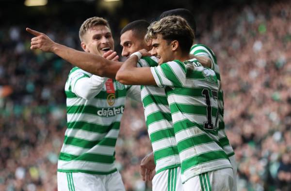 “It’s amazing”; Giorgos Giakoumakis reacts after his first Celtic Park start