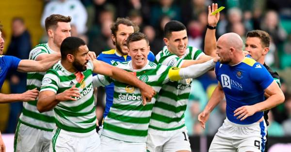 Cameron Carter Vickers strange Celtic booking explained by unwritten referee rule after Chris Kane flashpoint