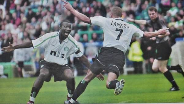 Photo Of The Day: Olivier Tebily Congratulates Henrik Larsson At Easter Road