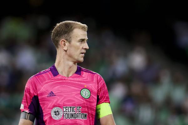 Joe Hart sends beautiful message to Celtic fans after Hibernian game