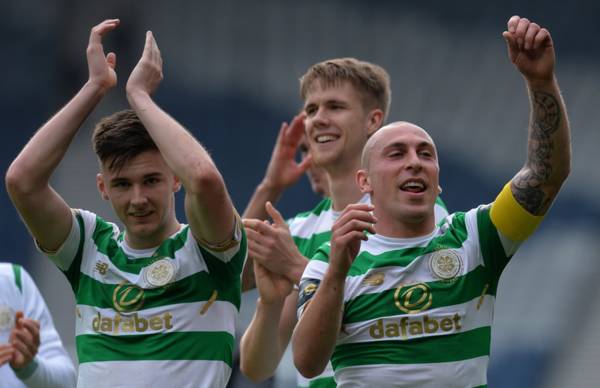 Kieran Tierney reacts to Celtic legend’s goal vs Rangers