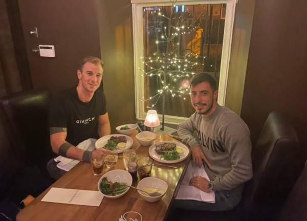 Photo: New Celtic bromance pending as summer signings enjoy dinner