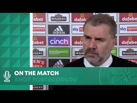 Ange Postecoglou On the Match | Celtic 0-0 Livingston