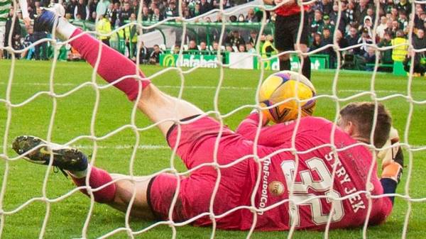 Livingston’s Max Stryjek ‘was pretty confident’ he would save Celtic penalty