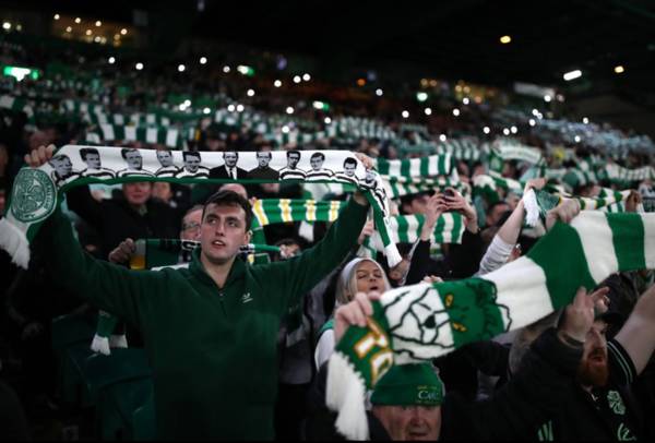 Watch: Superb footage emerges of class Celtic support in Budapest