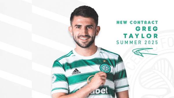 Delight as Greg Taylor signs new Celtic contract