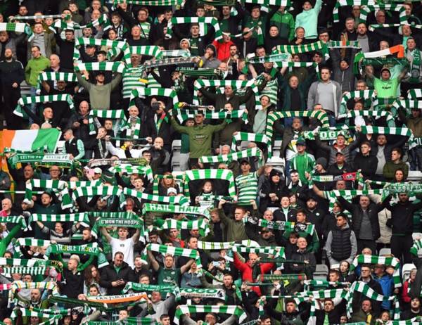 Video: Superb Dens Park footage emerges as Celtic celebrate big 3 points with supporters