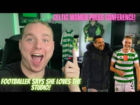 Juddy Meets Celtic Manager Fran Alonso! & Celtic Star Jodie Bartle! Celtic FC Press Conference!