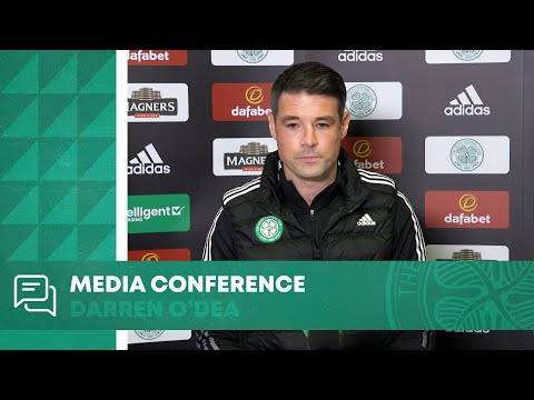 Full Celtic FC B Media Conference: Darren O’Dea (11/11/21)