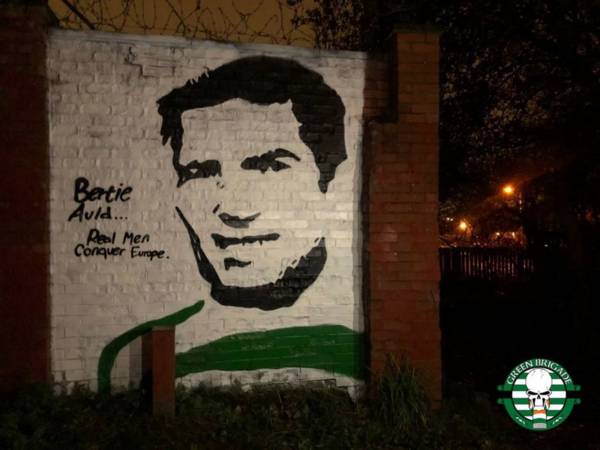 Photo: “The Embodiment Of Celtic,” Green Brigade’s Artistic Tribute To Bertie Auld