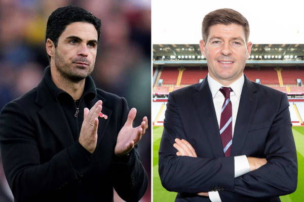 Arsenal boss Arteta thanks Steven Gerrard for winning league with Rangers and welcomes him to Premier League