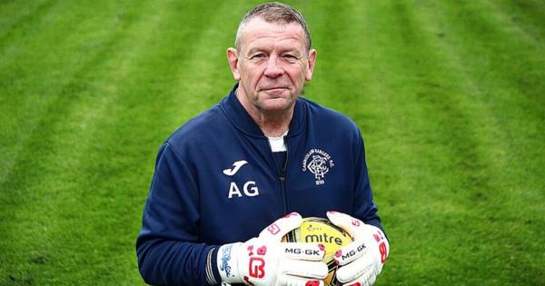 Watch: Celtic fan Rangers legend Andy Goram has taken under his wing at Cambuslang in behind the scenes video