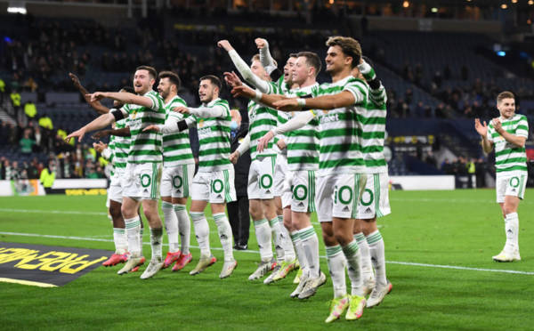 Class footage of Celtic squad’s post-match Hampden celebrations emerges