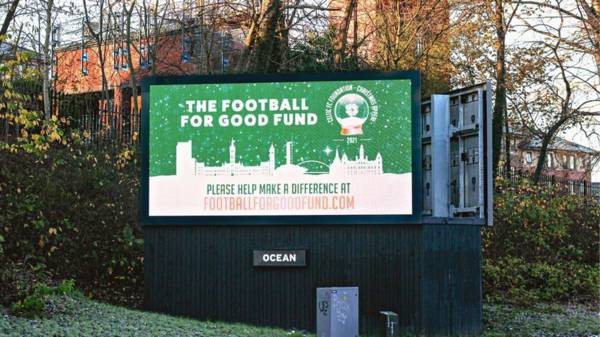 Screens throughout Glasgow will promote Foundation Christmas Appeal