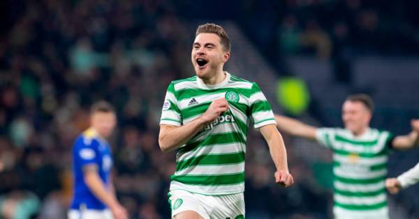 Celtic star James Forrest gifts jersey to Bertie Auld’s family