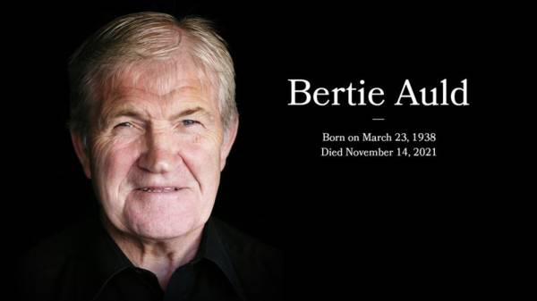 The club pays tribute to Bertie Auld this weekend