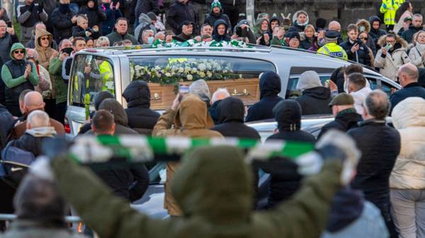 Celtic bid final farewell to legend Bertie Auld