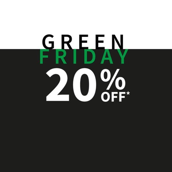 Green Friday event ends at midnight tomorrow! Don’t miss 20% off