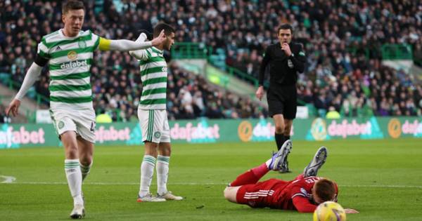 David Bates Celtic penalty decision sparks ‘contact’ debate as pundits clash over Aberdeen defender flashpoint