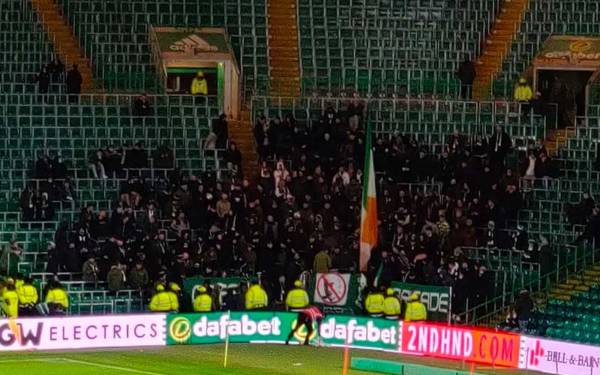 Green Brigade Stage Celtic Park Sit In