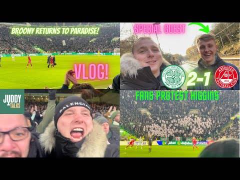 SCOTT BROWN RETURNS TO PARADISE | CELTIC PAY TRIBUTE TO BERTIE AULD | MATCH DAY VLOG WITH @AwayDays