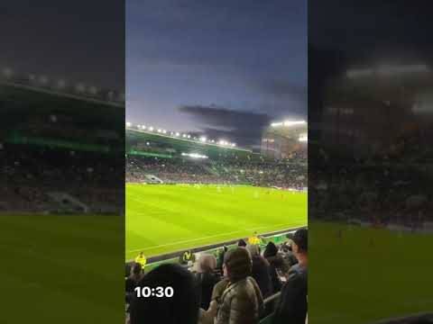 A Special Atmosphere at Celtic Park as tributes are paid to Bertie Auld. Ange Postecoglou Oleeeee