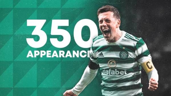 Landmark 350th game for Callum McGregor